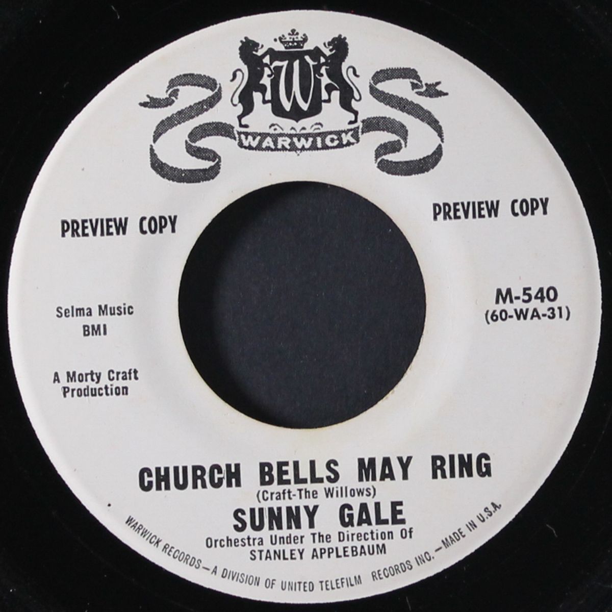 church bells may ring / my foolish heart by SUNNY GALE