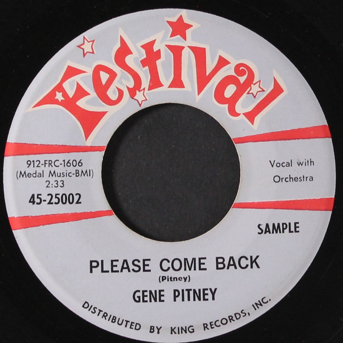 please come back / i'll find you by GENE PITNEY