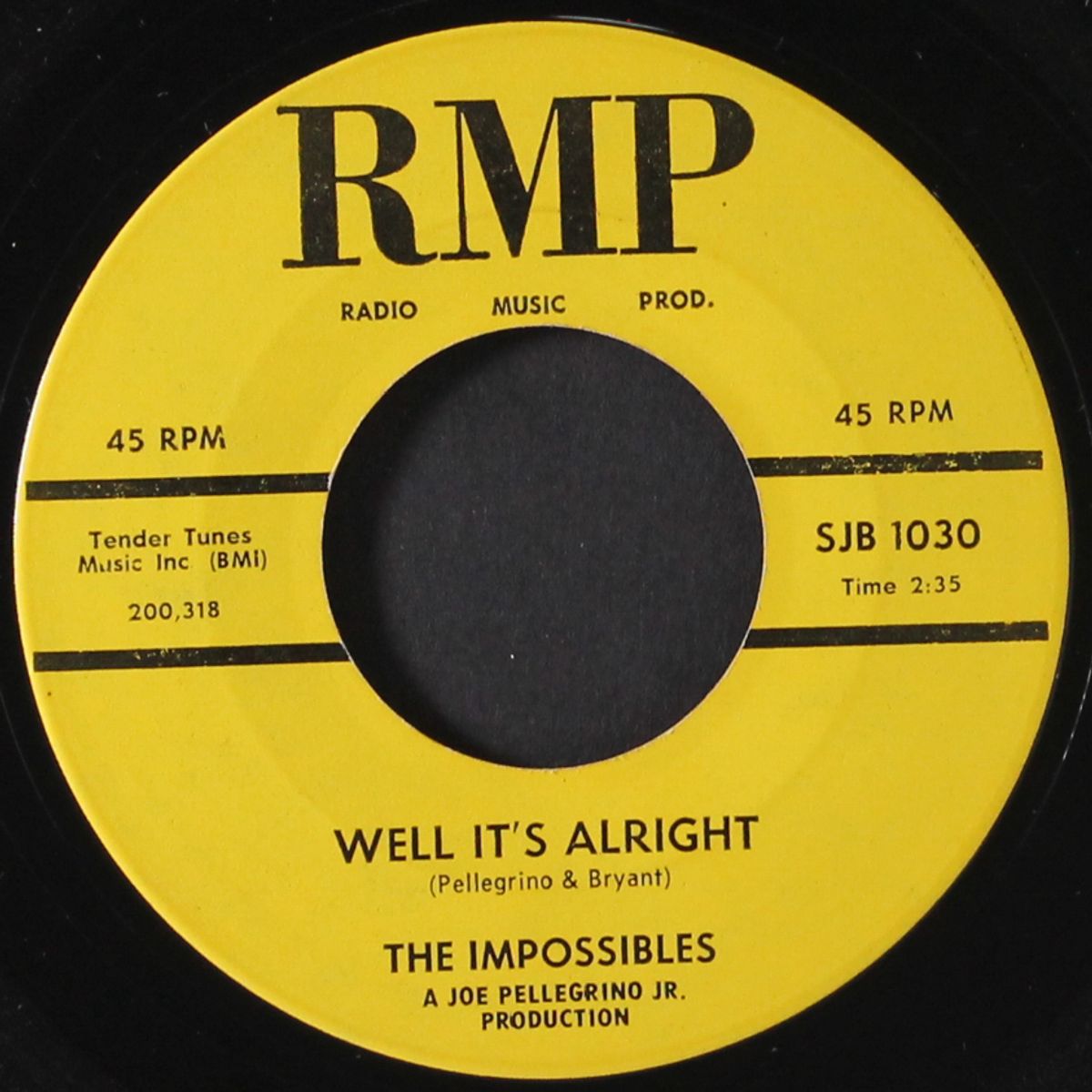 mr. maestro / well it's alright by IMPOSSIBLES