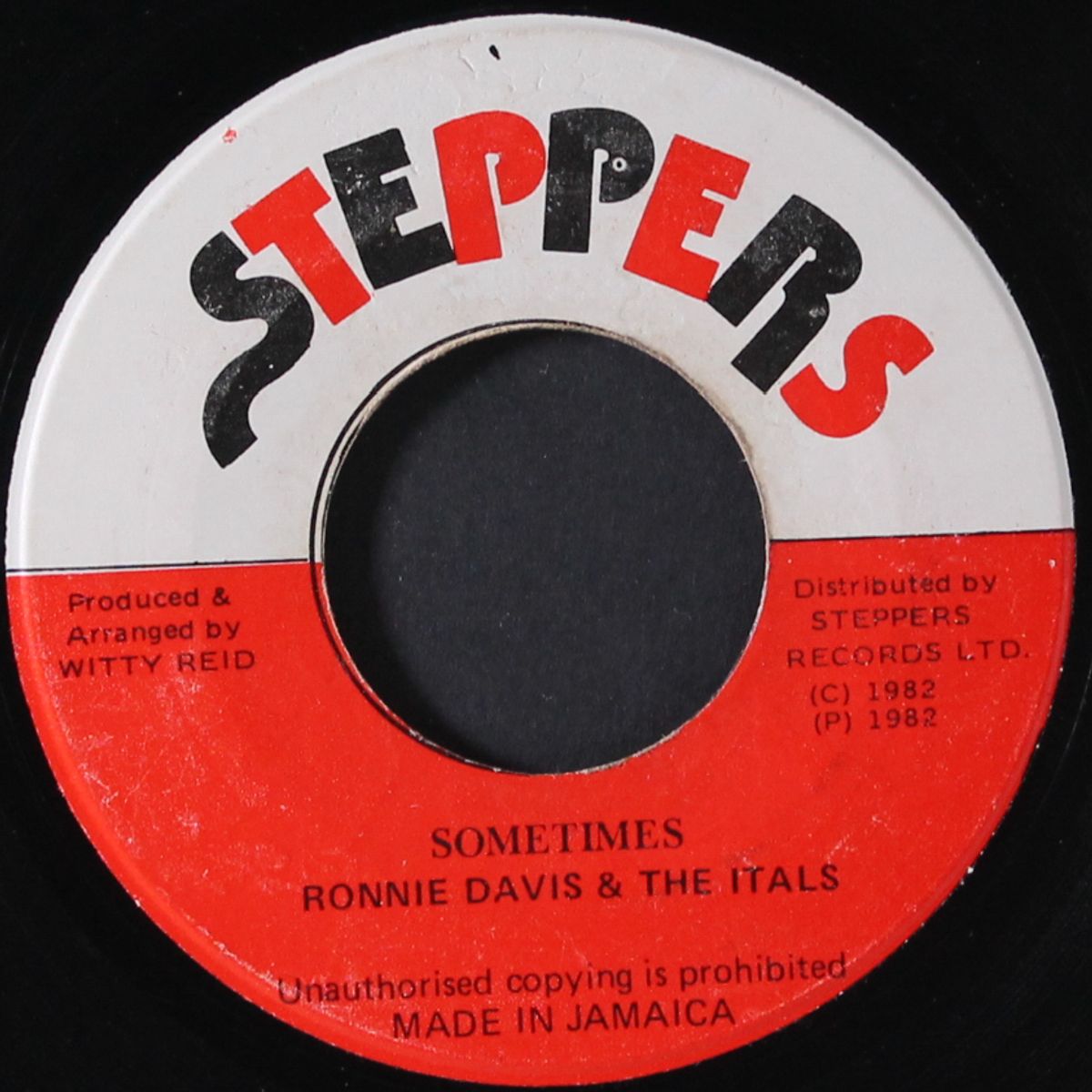 sometimes / lover's dub by RONNIE DAVIS & ITALS