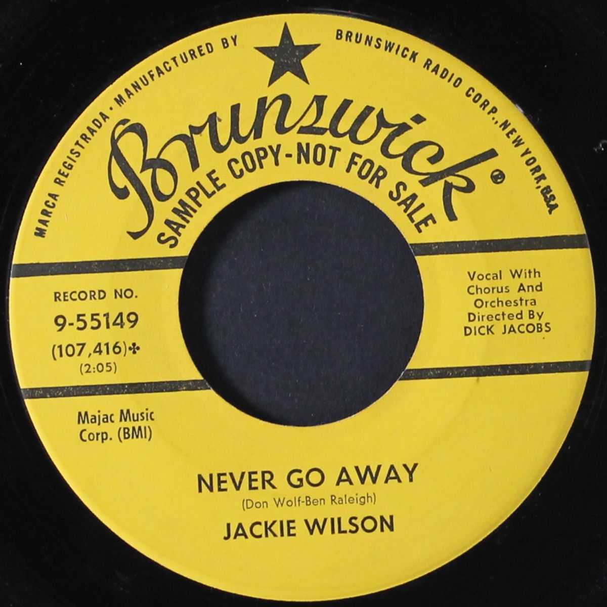 you better know it / never go away by JACKIE WILSON