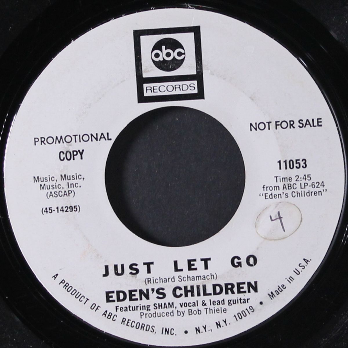 goodbye girl / just let go by EDEN'S CHILDREN