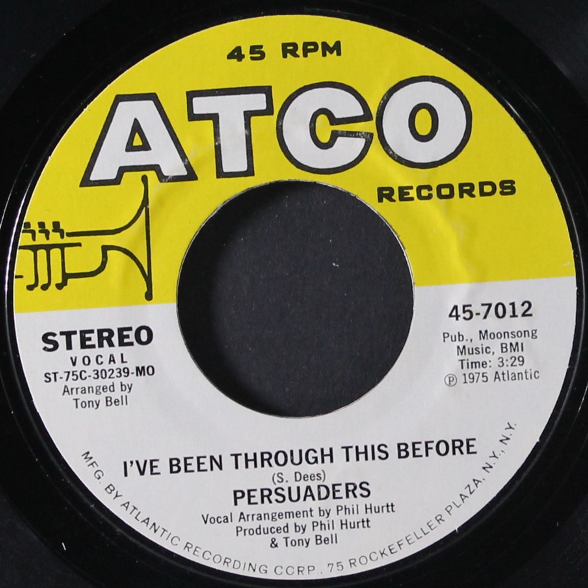 i've been through this before / stay with me by PERSUADERS