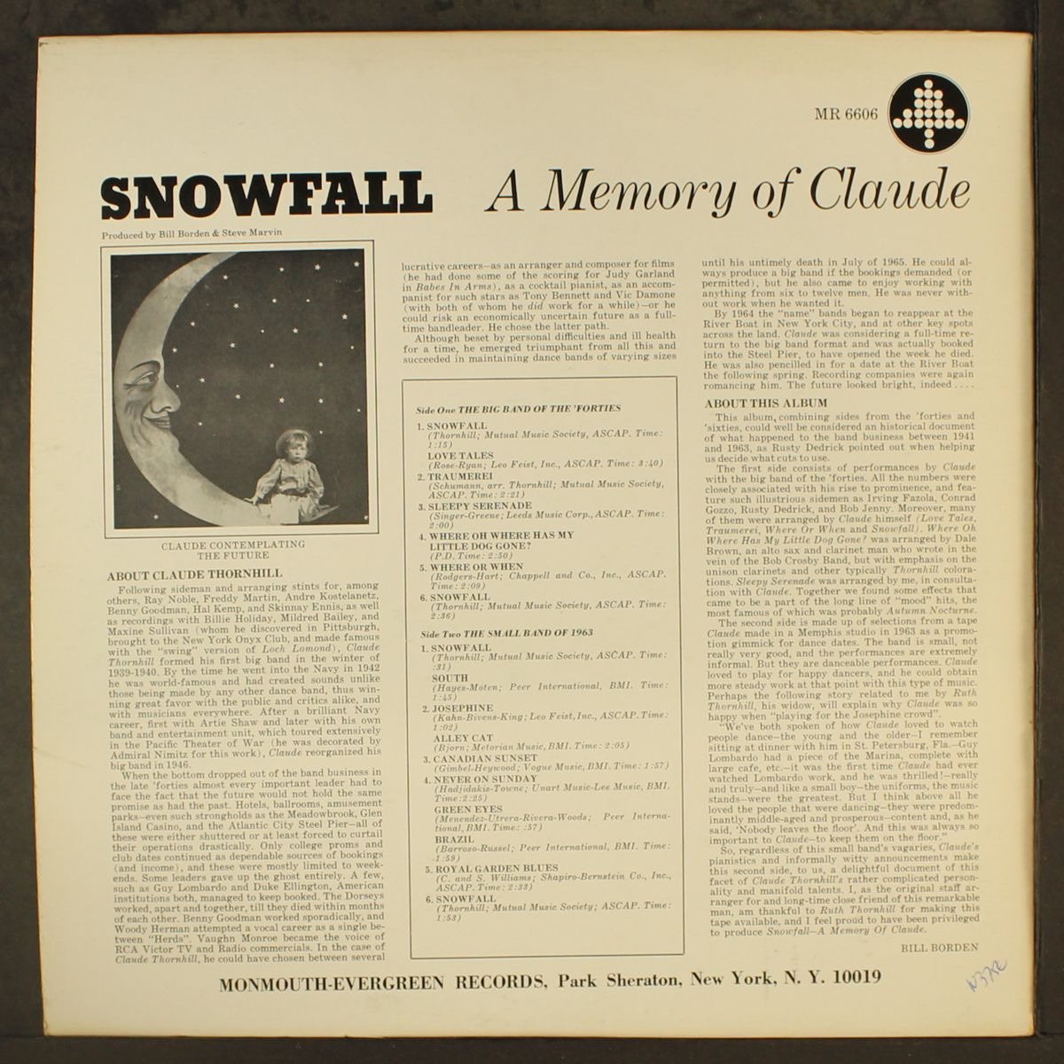 snowfall: a memory of claude by CLAUDE THORNHILL