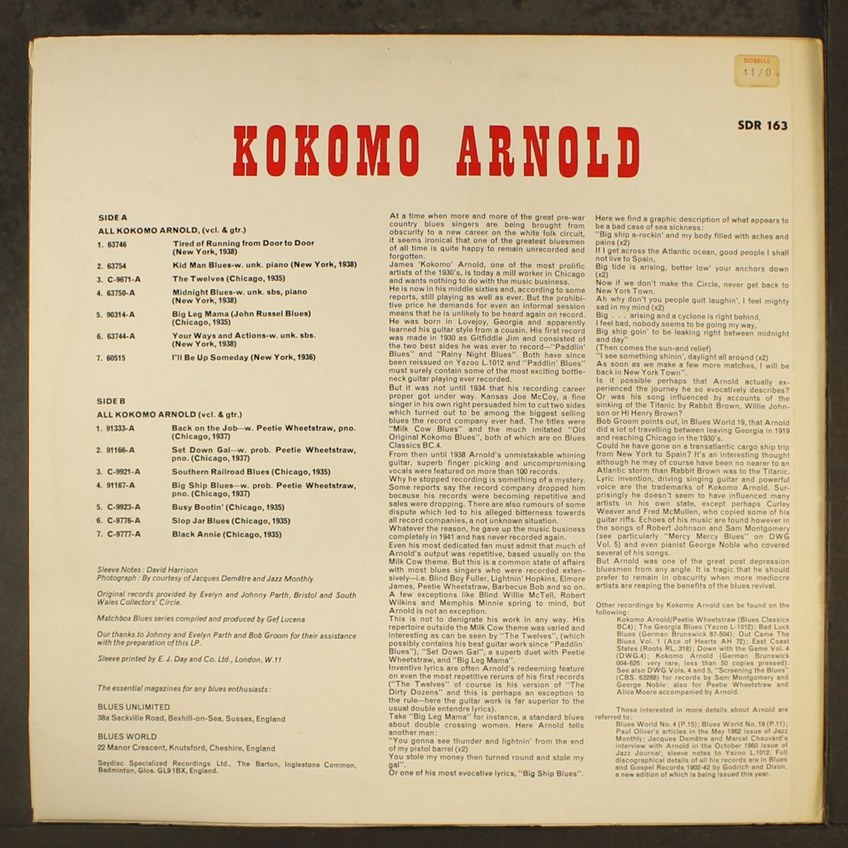 kokomo arnold by KOKOMO ARNOLD