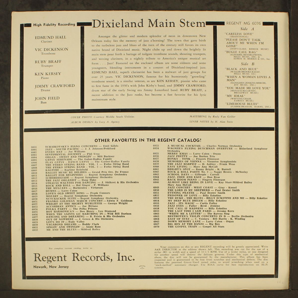 dixieland main stem, new orleans by EDMUND HALL
