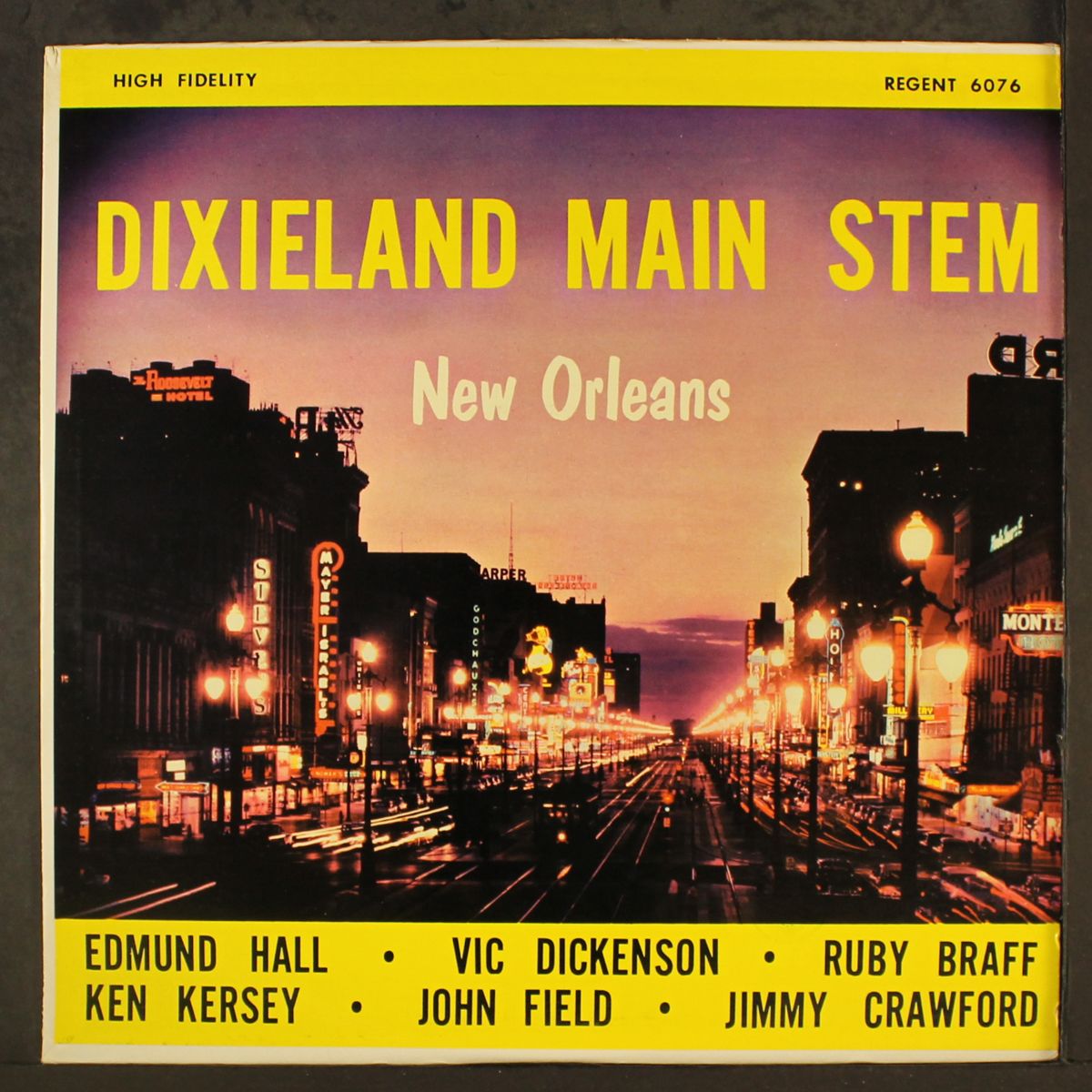 dixieland main stem, new orleans by EDMUND HALL