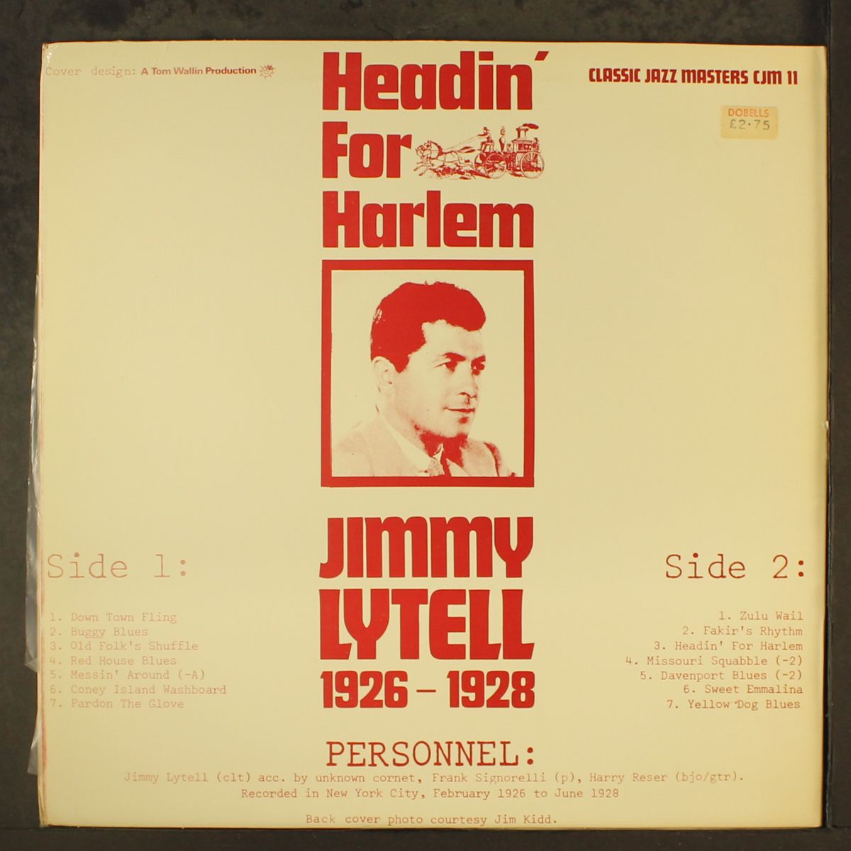headin' for harlem by JIMMY LYTELL