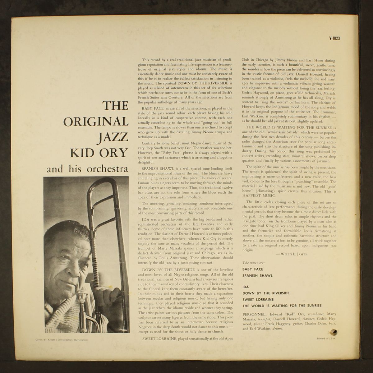 the original jazz by KID ORY