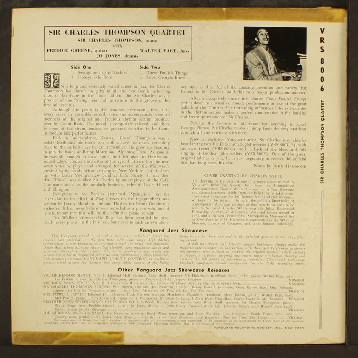 sir charles thompson quartet by SIR CHARLES THOMPSON