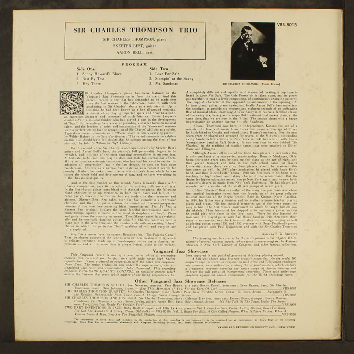 sir charles thompson trio by SIR CHARLES THOMPSON
