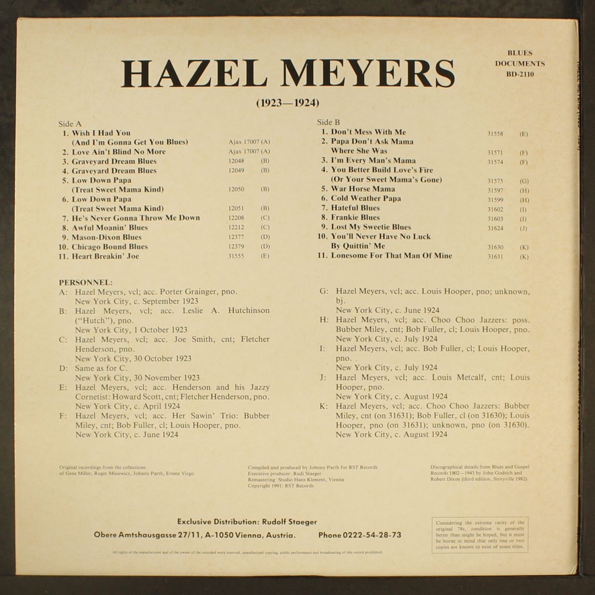 1923-1924 by HAZEL MEYERS