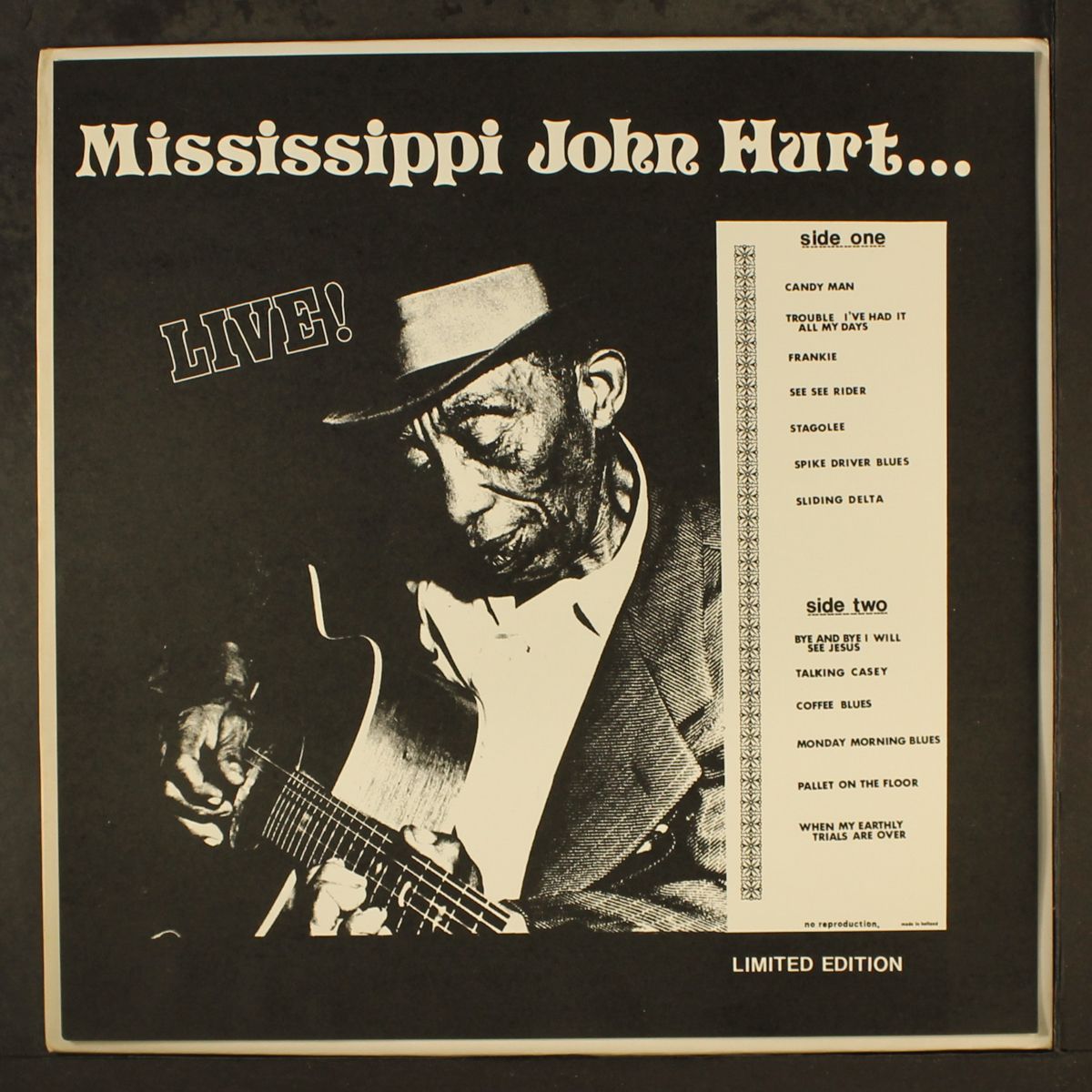 live by MISSISSIPPI JOHN HURT