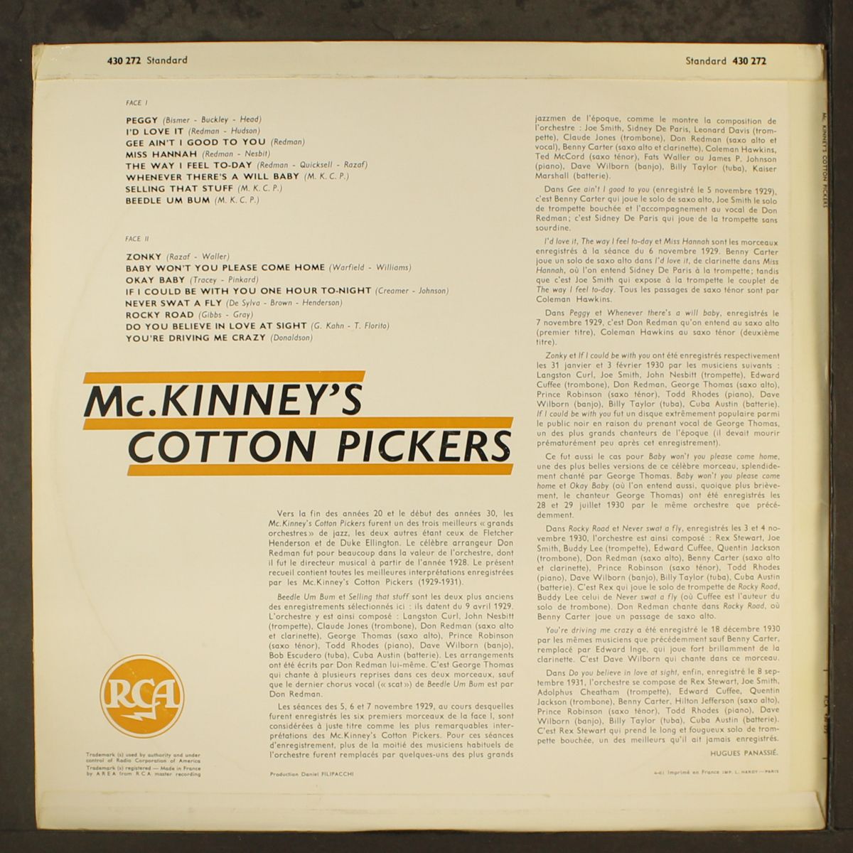 mckinney's cotton pickers by MCKINNEY'S COTTON PICKERS