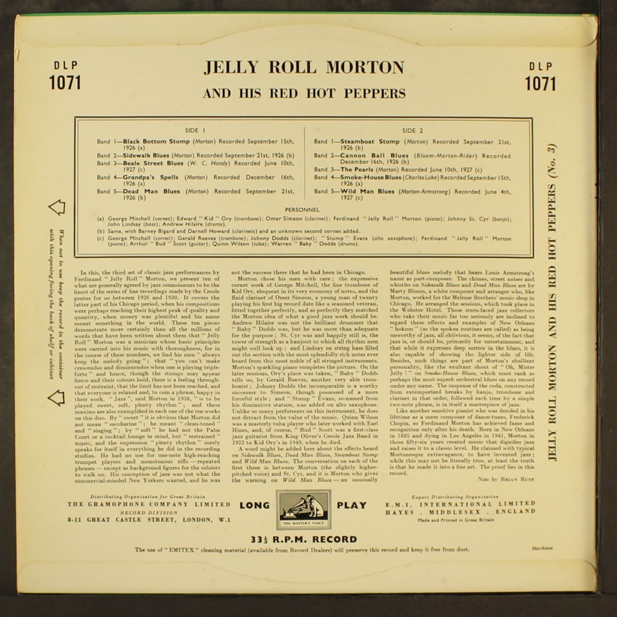 number three by JELLY ROLL MORTON