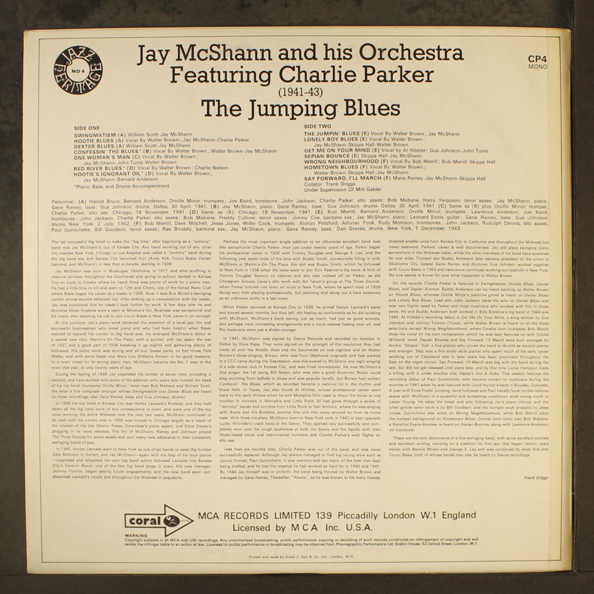 jumping blues by JAY MCSHANN