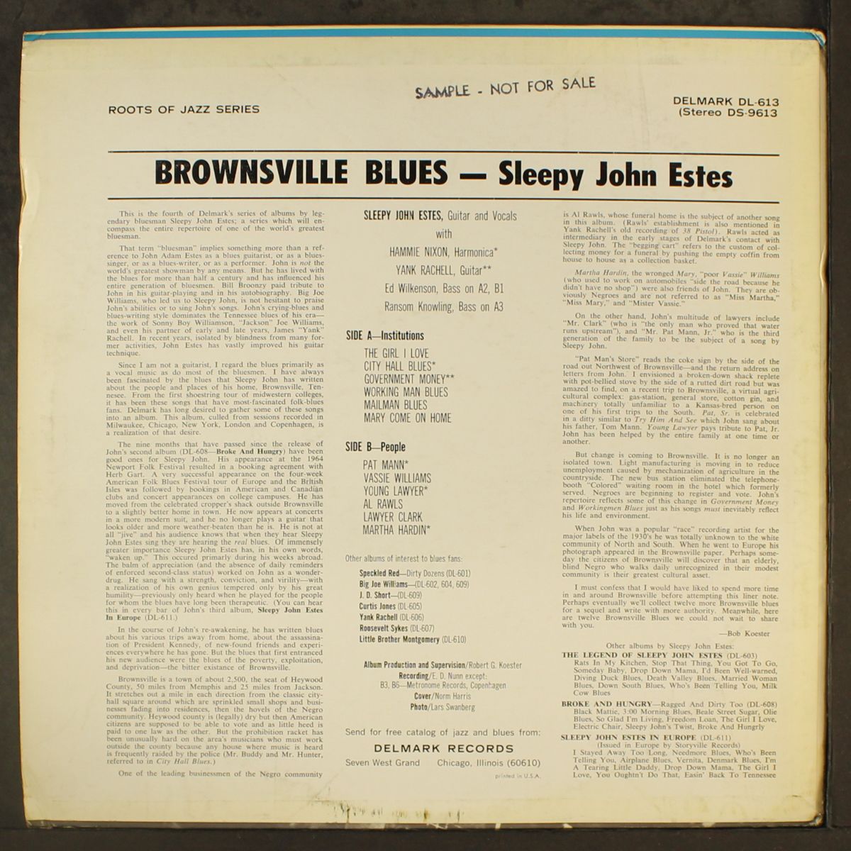 brownsville blues by SLEEPY JOHN ESTES