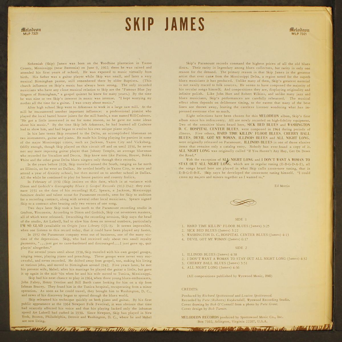 greatest of the delta blues singers by SKIP JAMES