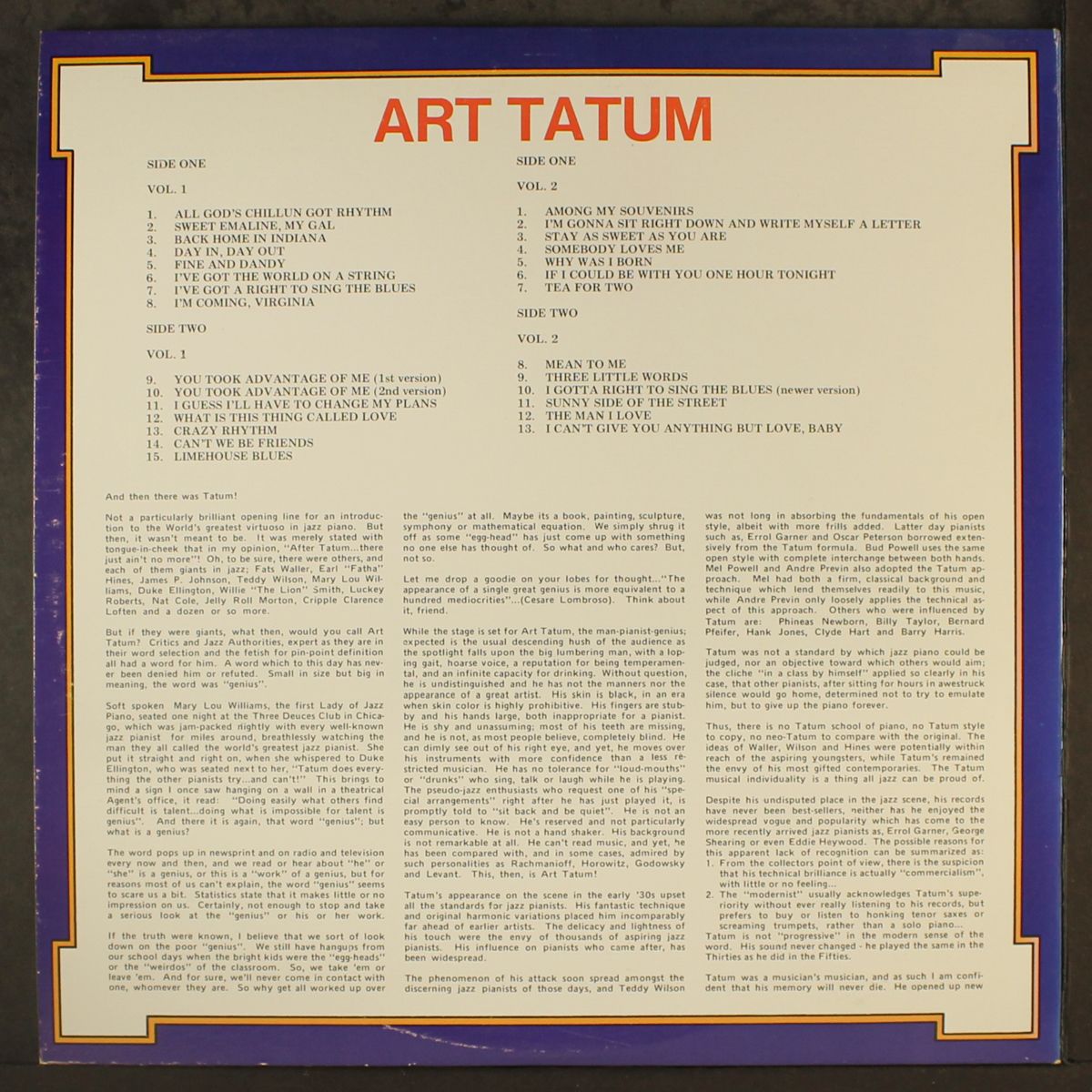 art tatum by ART TATUM