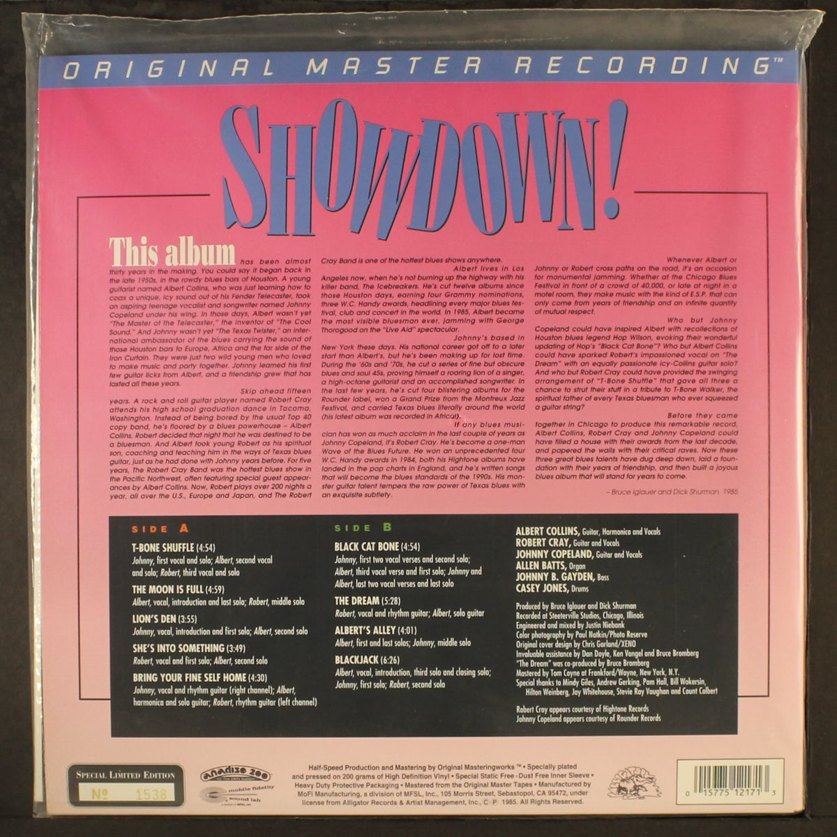 showdown! by ALBERT COLLINS, CRAY & COPELAND