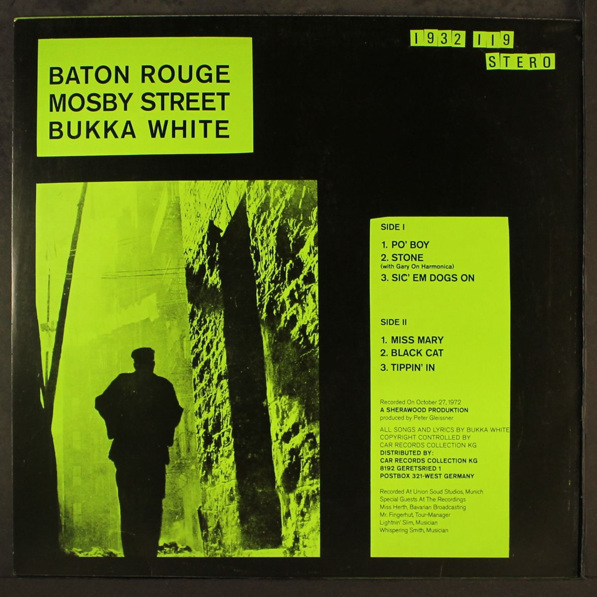 baton rouge mosby street by BUKKA WHITE