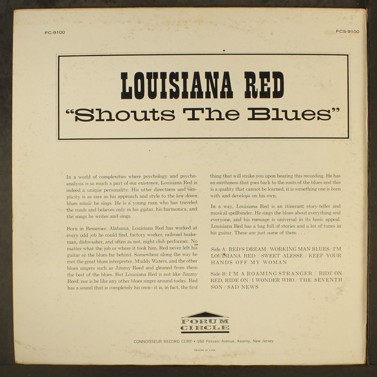shouts the blues by LOUISIANA RED