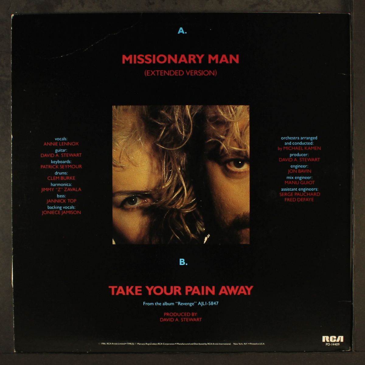 missionary man by EURYTHMICS