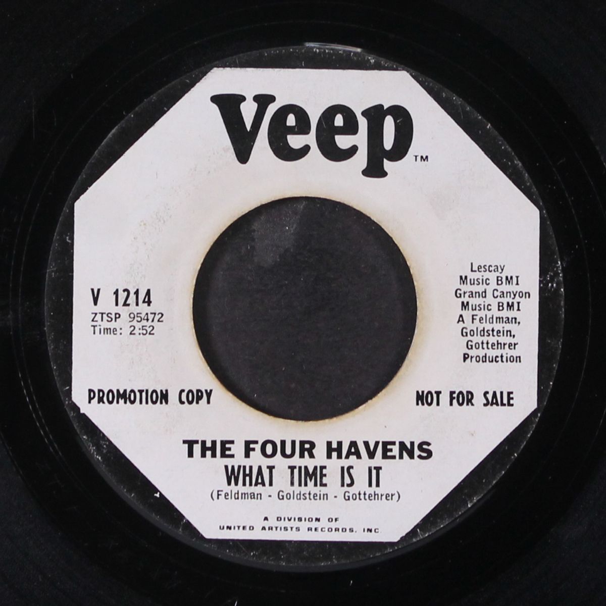 what time is it / let's have a good time baby by FOUR HAVENS