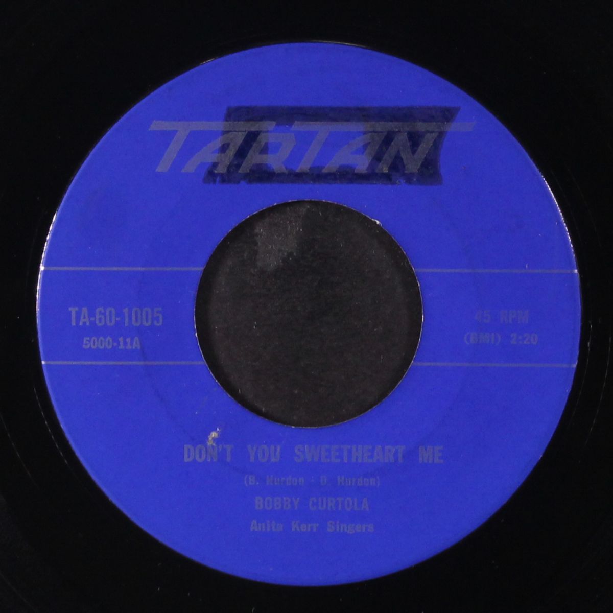 don't you sweetheart me / my heat's tongue-tied by BOBBY CURTOLA
