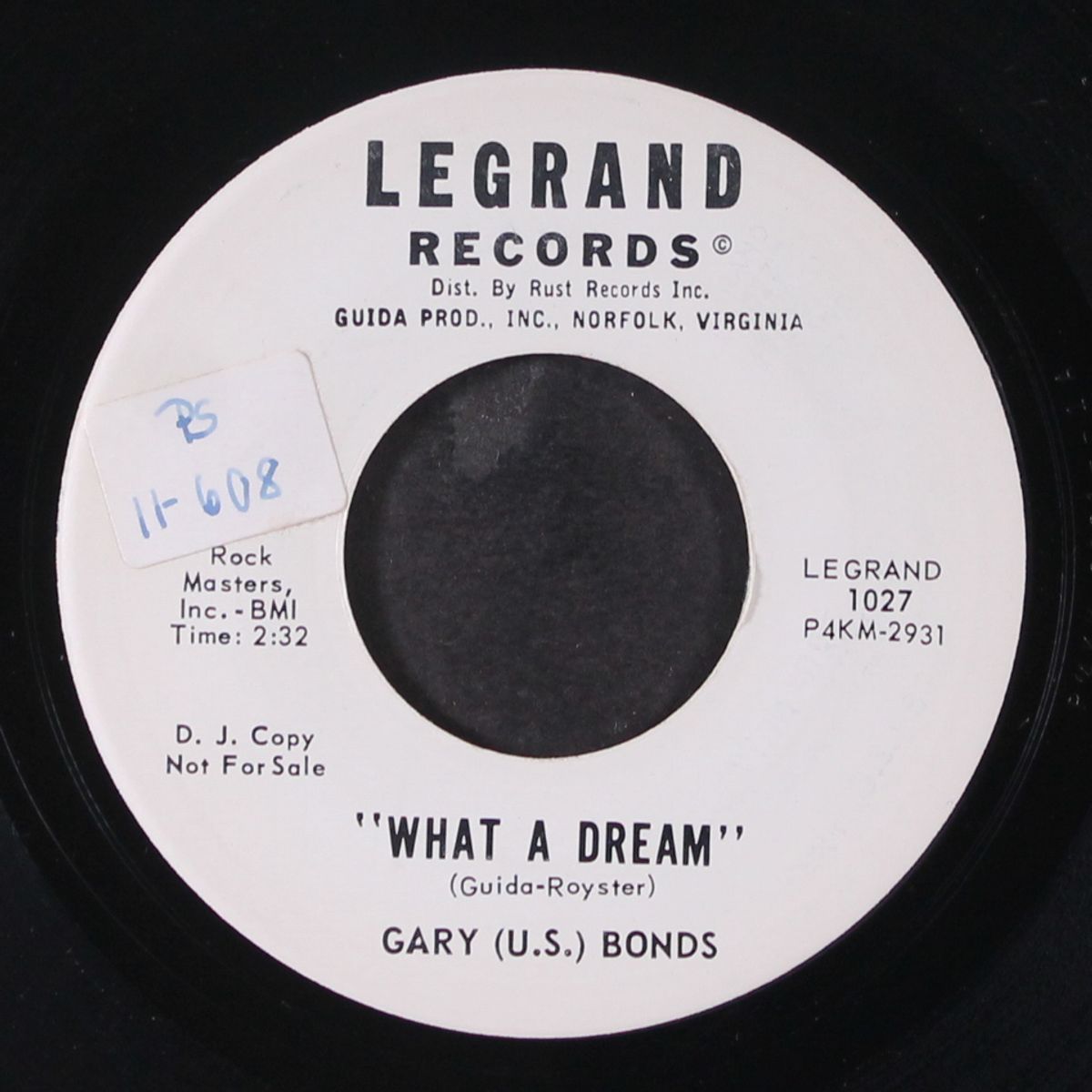 what a dream / i don't wanta wait by GARY 'U.S.' BONDS