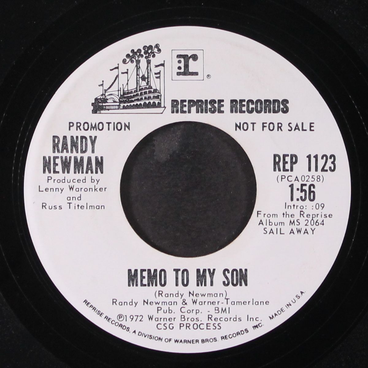 you can leave your hat on / memo to my son by RANDY NEWMAN