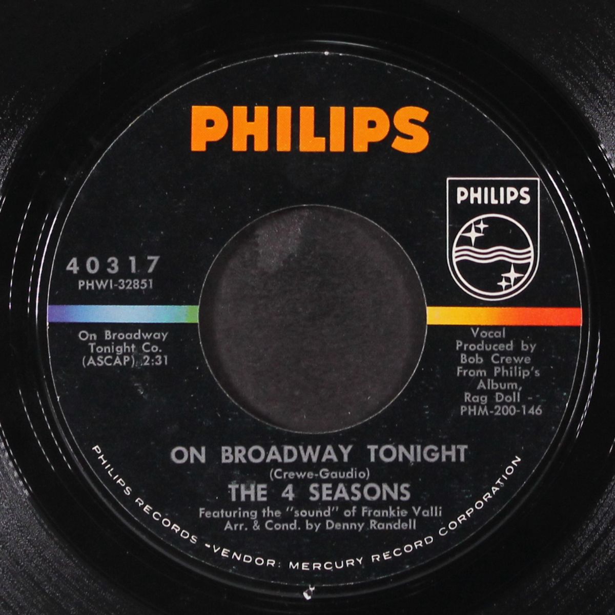 let's hang on / on broadway tonight by FOUR SEASONS