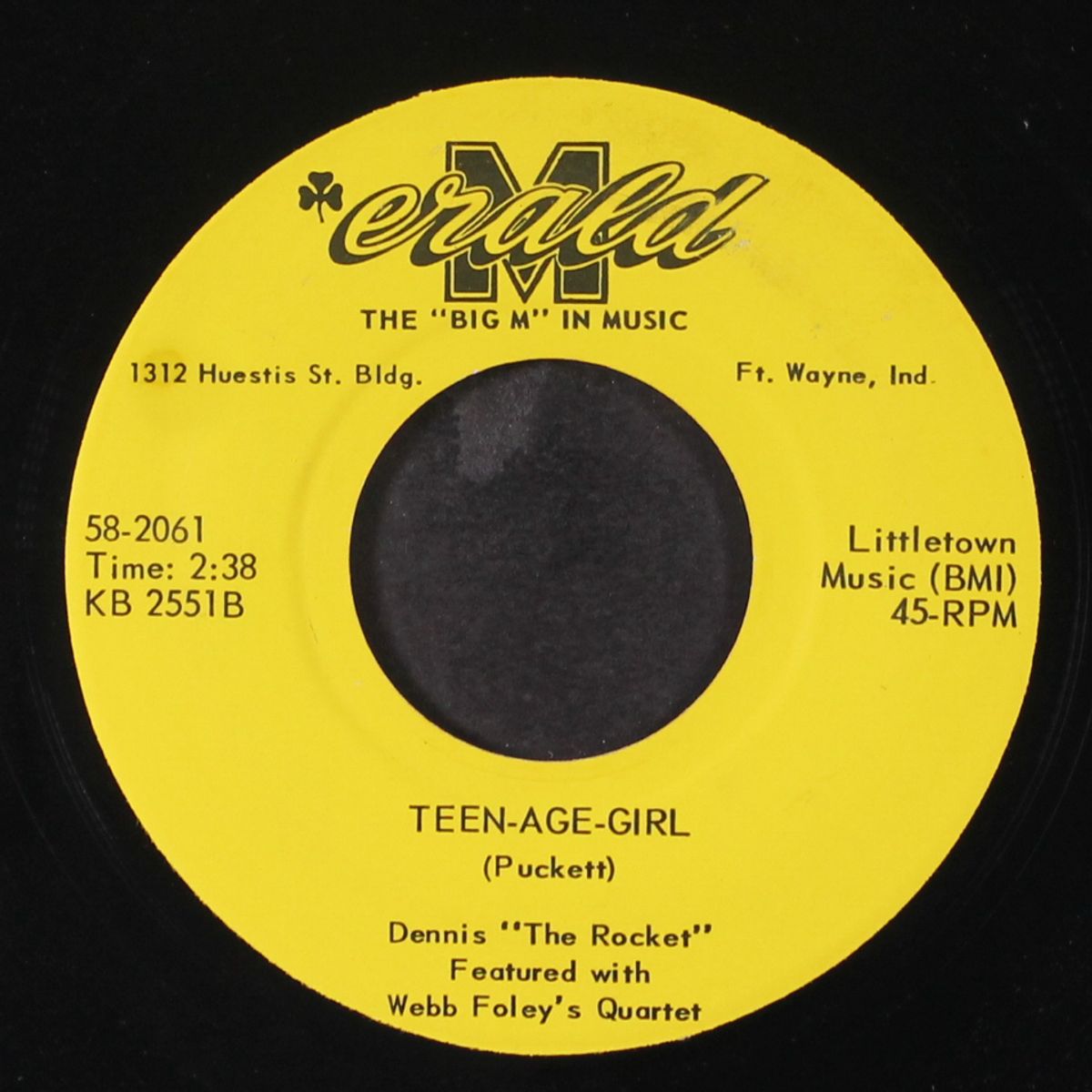 jungle jive / teen-age-girl by DENNIS "THE ROCKET"