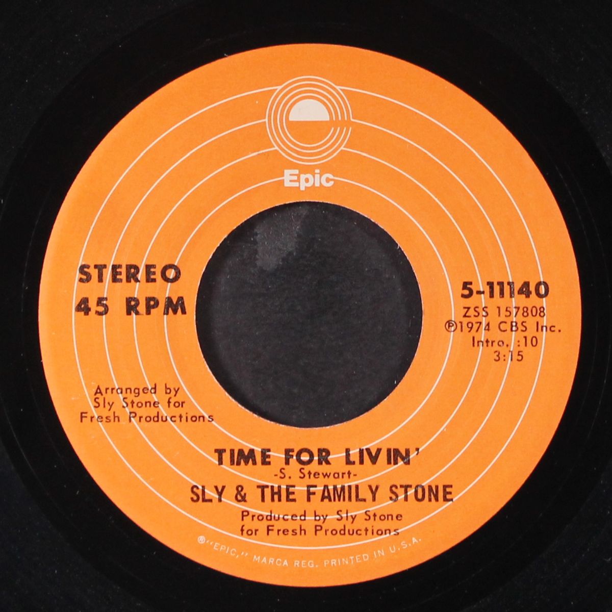 time for livin' / small talk by SLY & FAMILY STONE