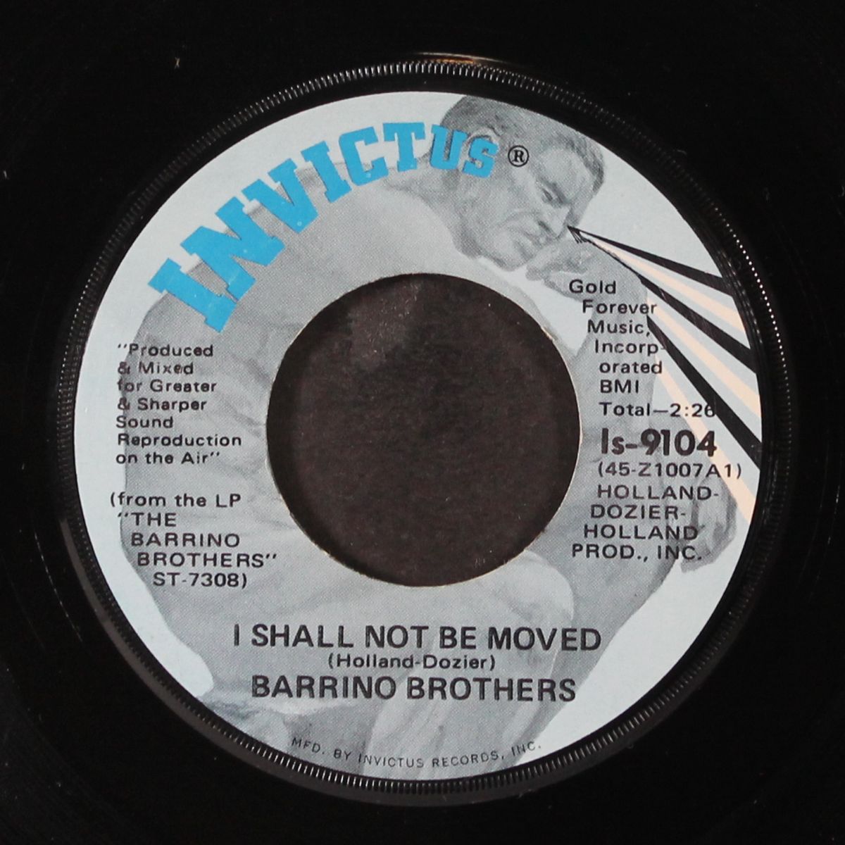 i shall not be moved / i had it all by BARRINO BROTHERS