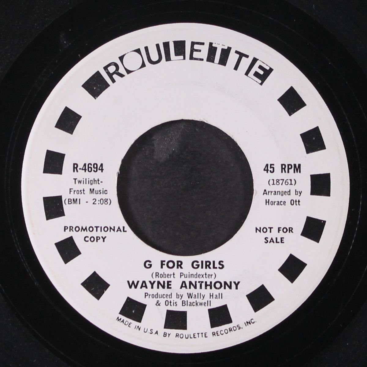 g for girls / out of sight out of mind by WAYNE ANTHONY