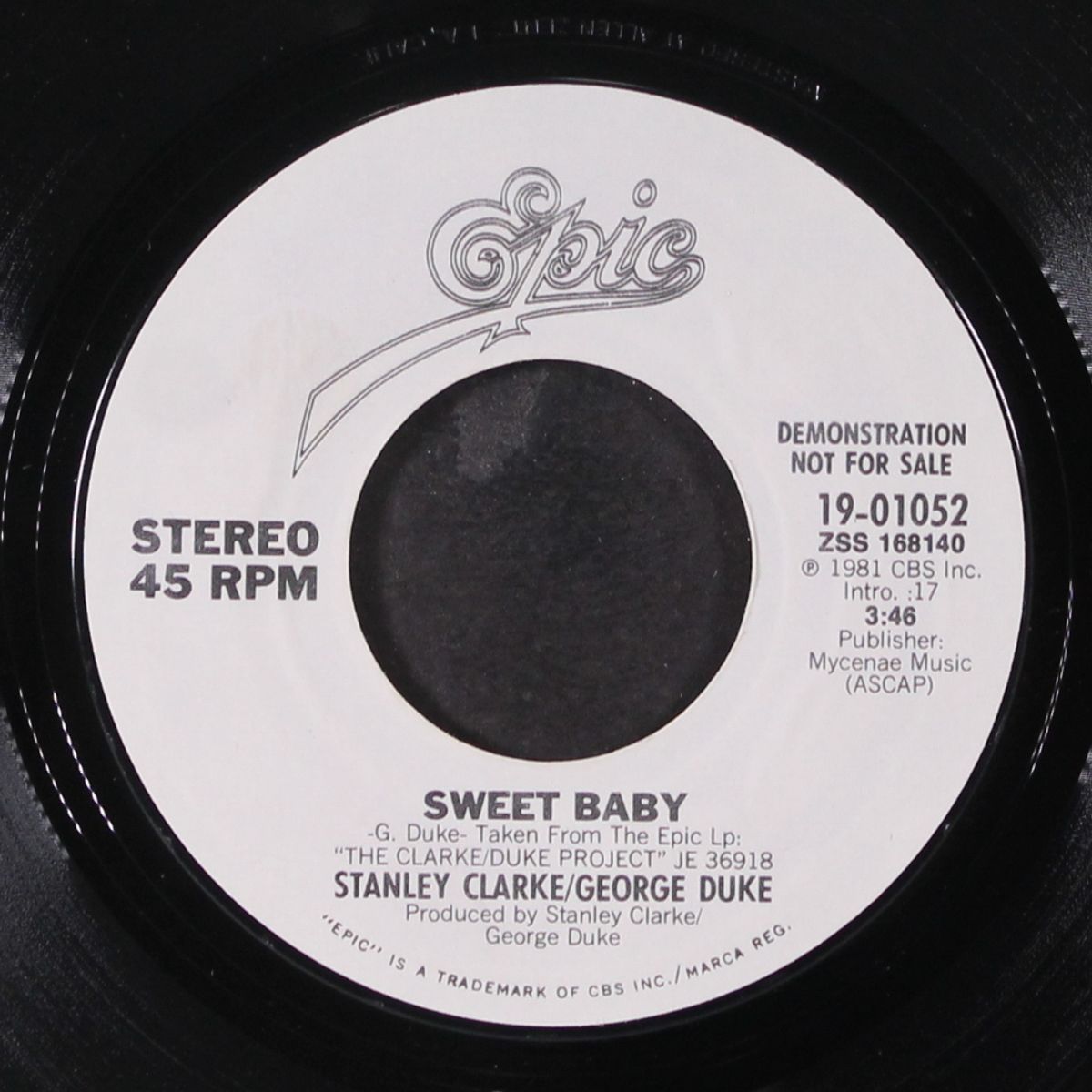 sweet baby by STANLEY CLARKE / GEORGE DUKE