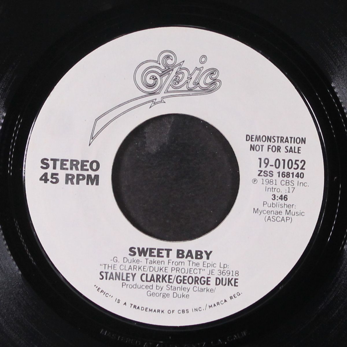 sweet baby by STANLEY CLARKE / GEORGE DUKE