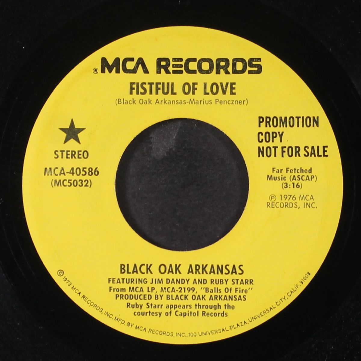 fistful of love by BLACK OAK ARKANSAS