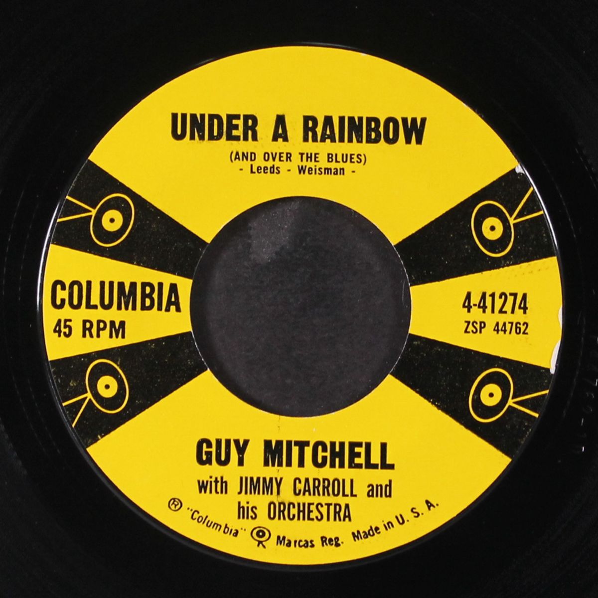 under a rainbow / my heart cries for you by GUY MITCHELL