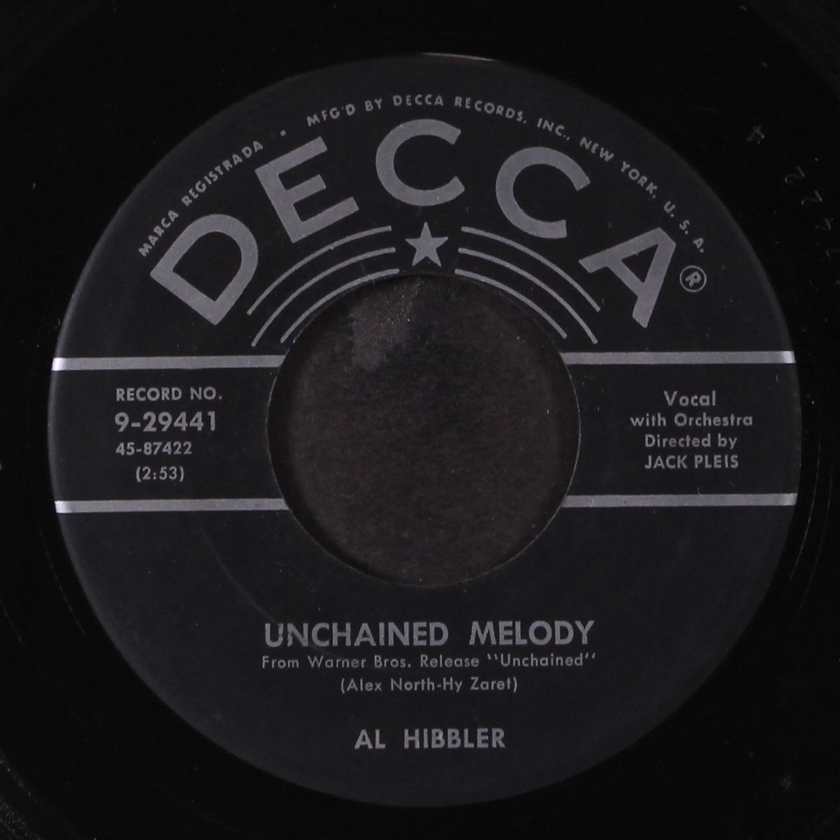unchained melody / daybreak by AL HIBBLER