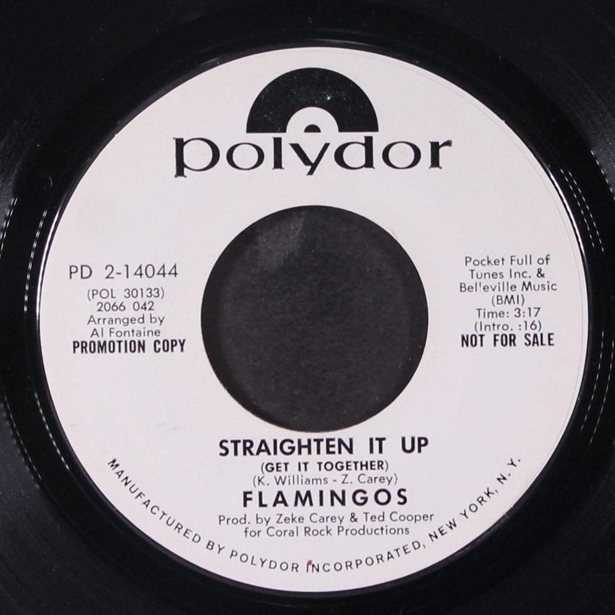 lover come back to me / straighten it up by FLAMINGOS