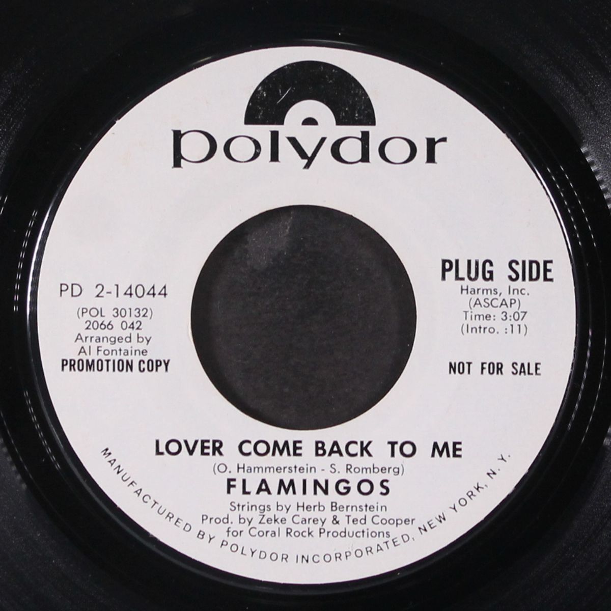 lover come back to me / straighten it up by FLAMINGOS