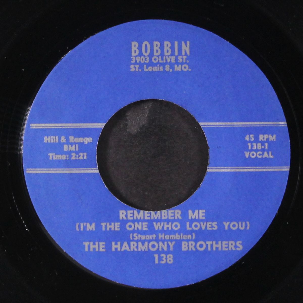 lock on the old back door / remember me by HARMONY BROTHERS