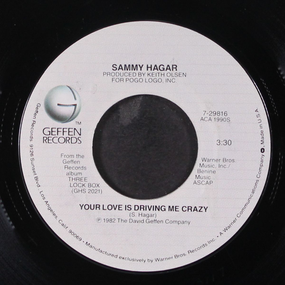 your love is driving me crazy / short by SAMMY HAGAR