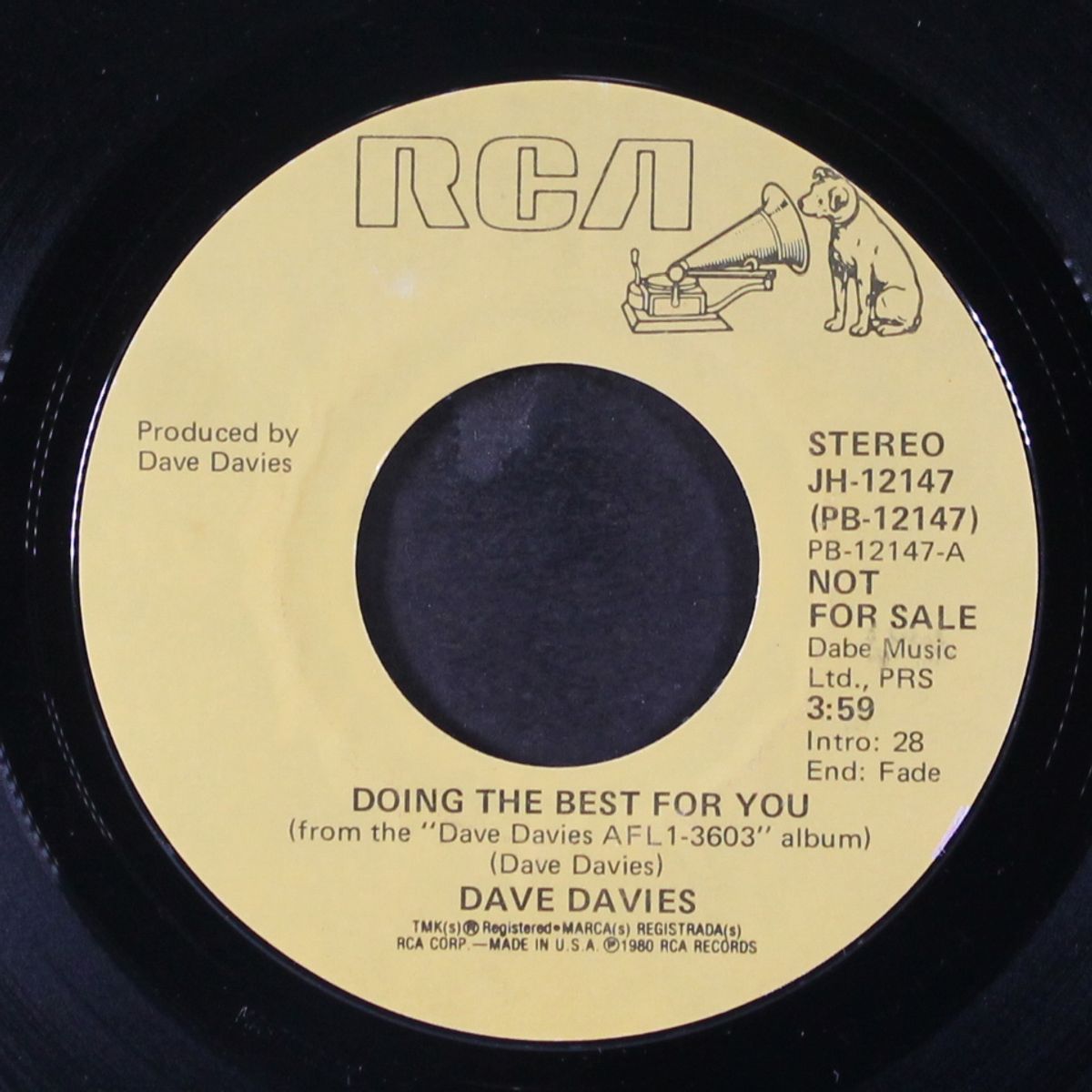 doin' the best for you by DAVE DAVIES