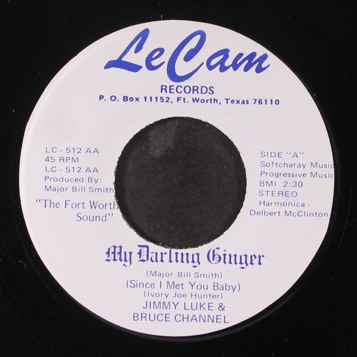 soul of a man / my darling ginger by JIMMY LUKE / JIMMY LUKE & BRUCE CHANNEL