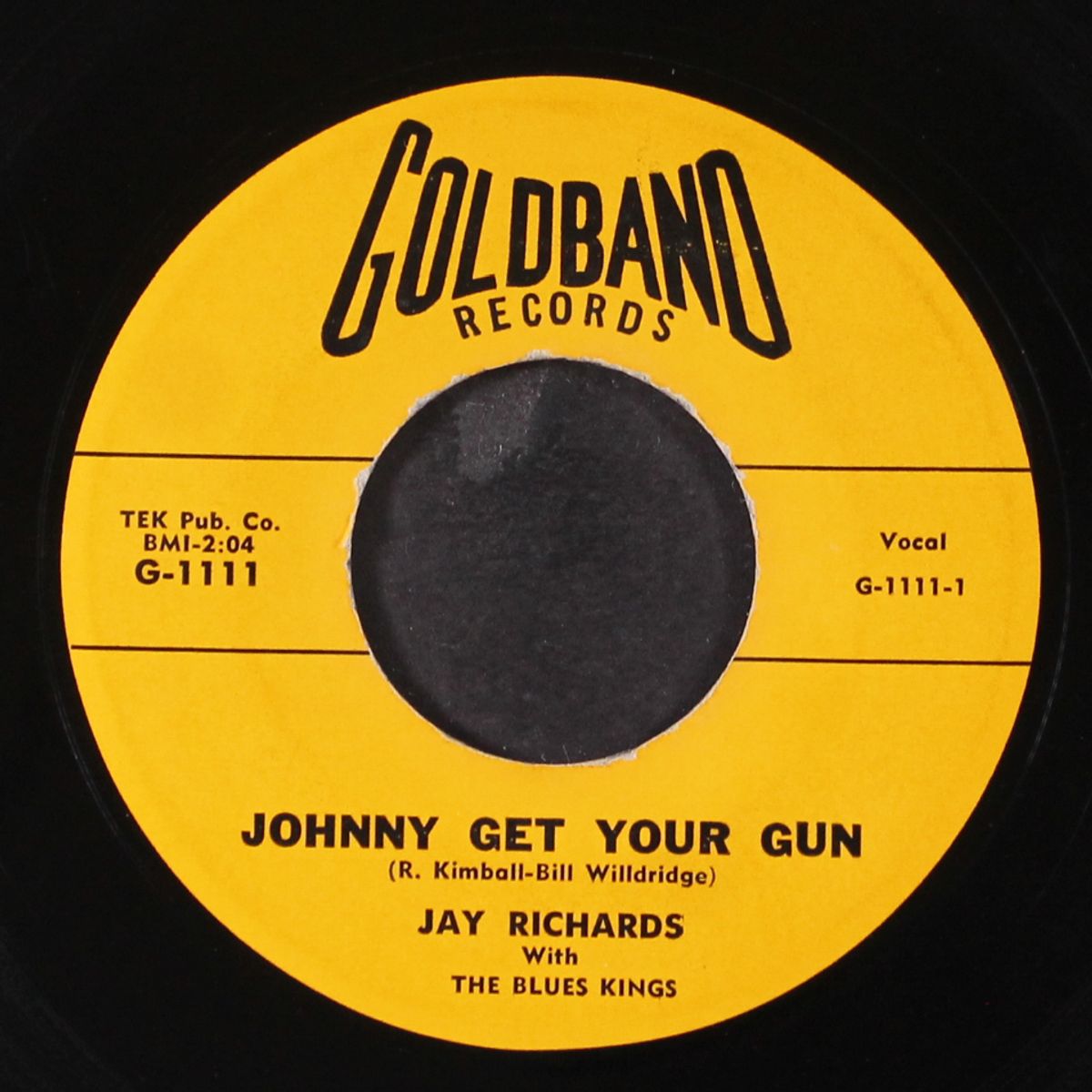 johnny get your gun / please find my baby by JAY RICHARDS & BLUES KINGS