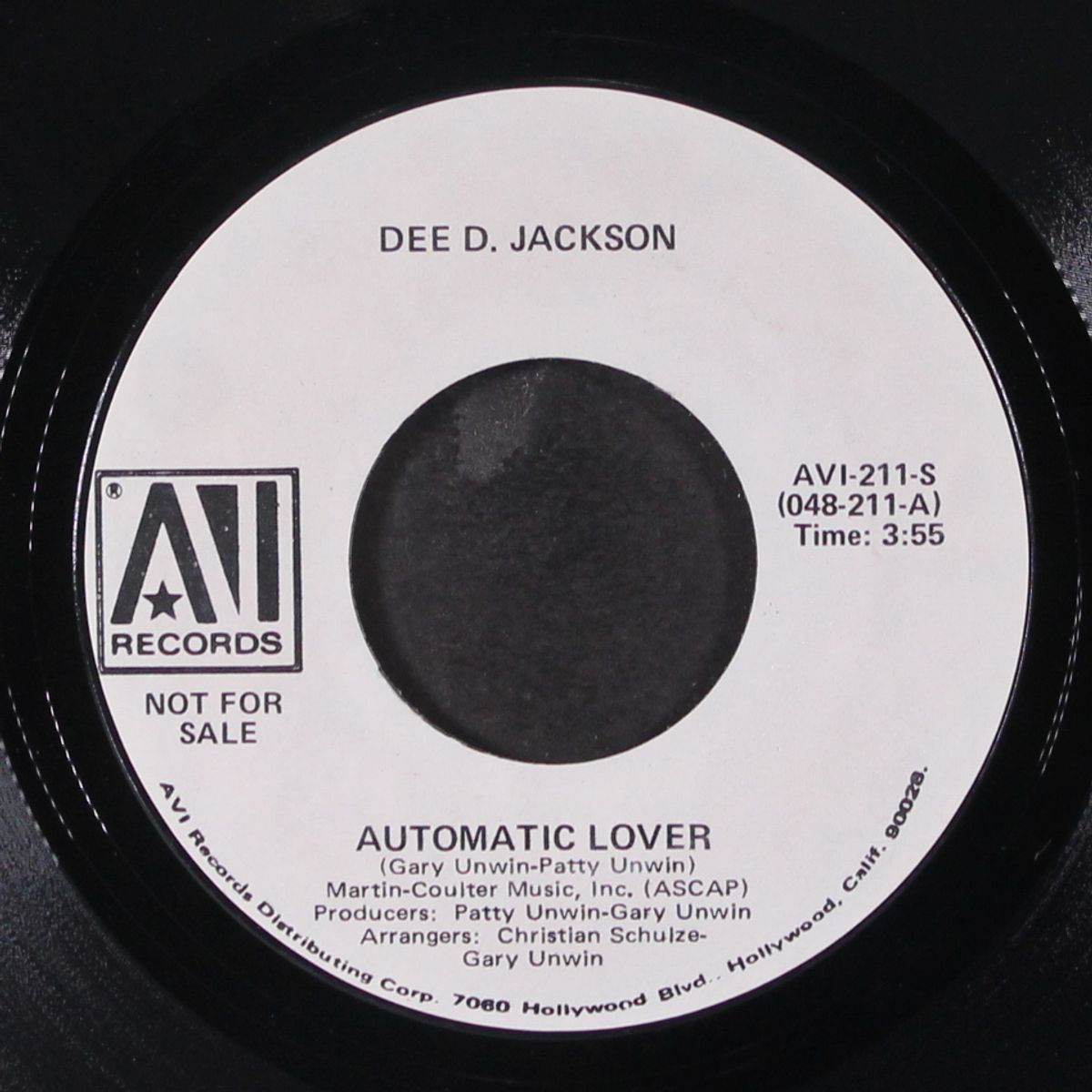 automatic lover / didn't think you'd do it by DEE D. JACKSON