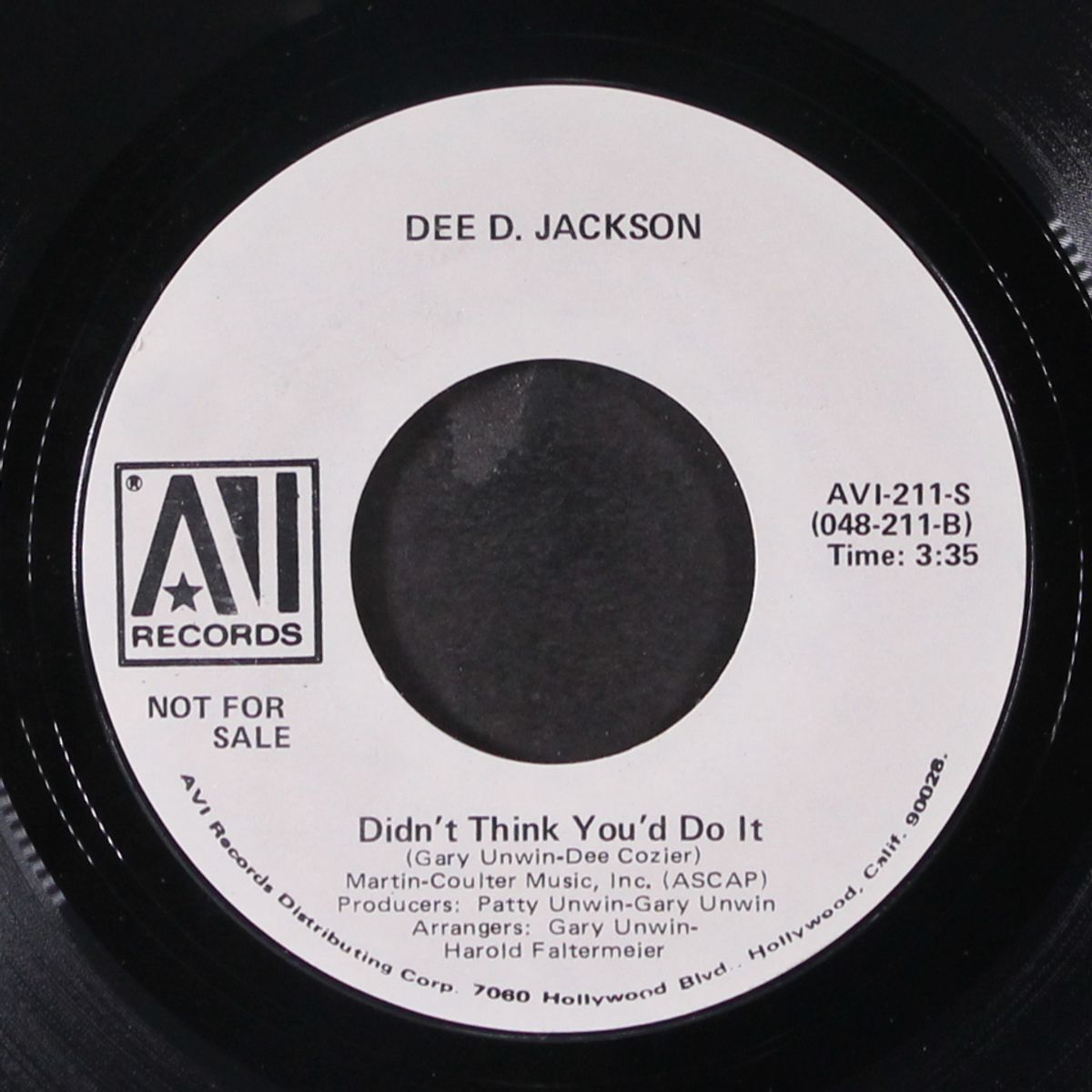 automatic lover / didn't think you'd do it by DEE D. JACKSON